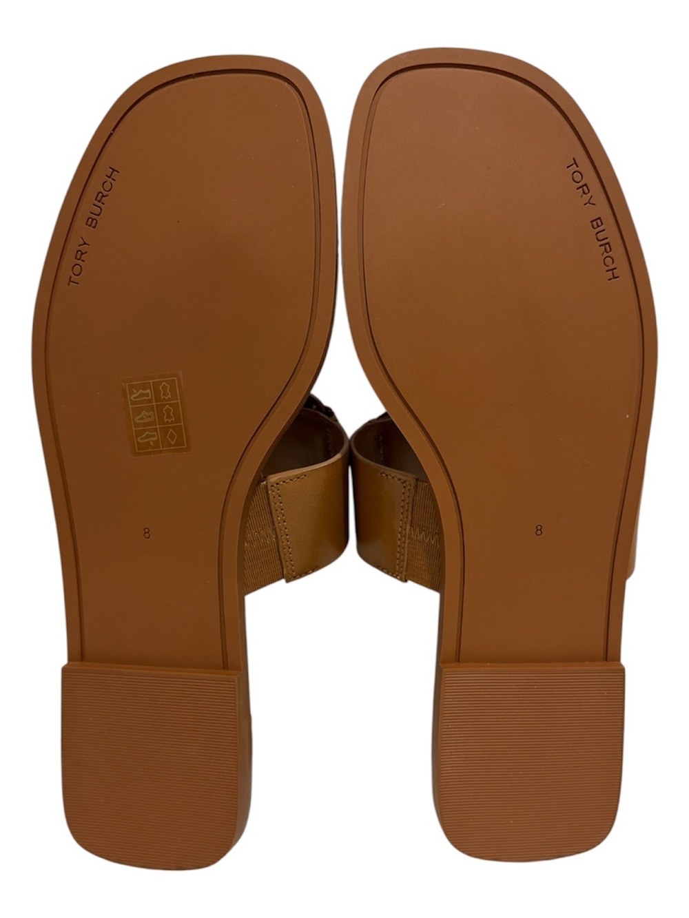 NEW Tory Burch Georgia Sandals Bourbon Calf Leather 157449 Size 8 - Picture 6 of 8